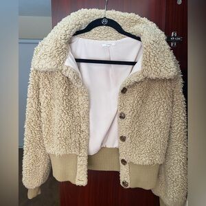 Tularosa Beige Teddy Jacket